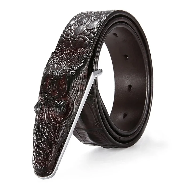 Men Luxury Belts Snake Buckle Crocodile Patter Genuine Leather Belts for Men High Quality Vintage Brand Jeans Strap ZD2110
Men Luxury Belts Snake Buckle Crocodile Patter Genuine Leather Belts for Men High Quality Vintage Brand Jeans Strap ZD2110