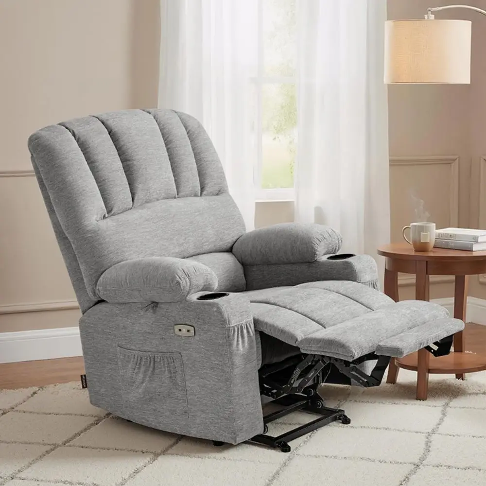 Power Lift Recliner Chair for Elderly, Lift Chair with Heat and Massage, USB ampType C Ports, Cup Holders, Fabric 7095 Medium,
Power Lift Recliner Chair for Elderly, Lift Chair with Heat and Massage, USB ampType C Ports, Cup Holders, Fabric 7095 Medium,