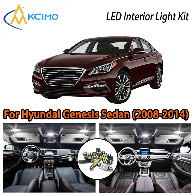 KCIMO For Hyundai Genesis Sedan (2008-2014) Premium LED Interior Kit - 2 Colors , Quick Installation, Long-Lasting
KCIMO For Hyundai Genesis Sedan (2008-2014) Premium LED Interior Kit - 2 Colors , Quick Installation, Long-Lasting
