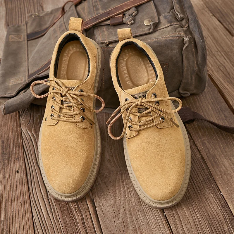 Trendy Brand Retro Thick Soled Wear-resistant Men's Oxford Shoes Low Top Work Shoes Men's Leather Casual Shoes High Quality
Trendy Brand Retro Thick Soled Wear-resistant Men's Oxford Shoes Low Top Work Shoes Men's Leather Casual Shoes High Quality