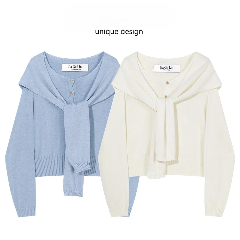 JiaGeLin Korean Sle Lazy Knitted oulder Wrap Women's Spring Autumn Faionous Knitted Open Cardigan Two-Piece Set
JiaGeLin Korean Sle Lazy Knitted oulder Wrap Women's Spring Autumn Faionous Knitted Open Cardigan Two-Piece Set