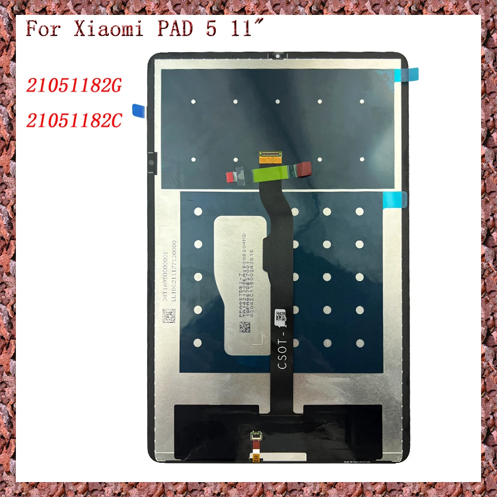 Новый ЖК-дисплей для Xiaomi Pad 5 Pro с Wi-Fi/фотографией для XIAOMI MI PAD 5 11 "21051182G 21051182C, сенсорный экран, дигитайзер, стекло в сборе
Новый ЖК-дисплей для Xiaomi Pad 5 Pro с Wi-Fi/фотографией для XIAOMI MI PAD 5 11 "21051182G 21051182C, сенсорный экран, дигитайзер, стекло в сборе