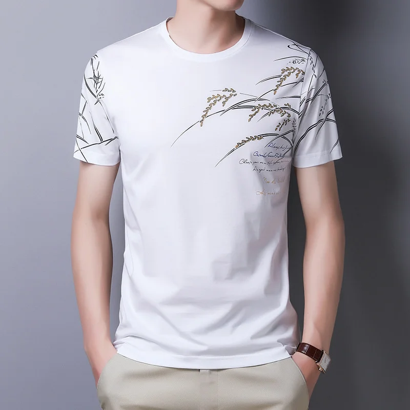 Men's T-shirt Summer Clothes for Cotton T Shirt Tops Fashion Casual Short Sleeve Tshirts Print Camisetas Lq
Men's T-shirt Summer Clothes for Cotton T Shirt Tops Fashion Casual Short Sleeve Tshirts Print Camisetas Lq