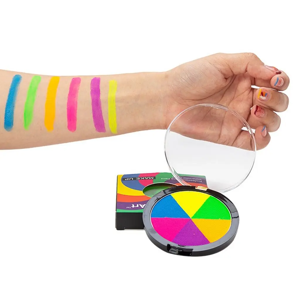 6-Color Windmill Fluorescent Body Paint Waterproof Long Lasting Body Face Painting Kit Makeup Washable Body Art Painting
6-Color Windmill Fluorescent Body Paint Waterproof Long Lasting Body Face Painting Kit Makeup Washable Body Art Painting