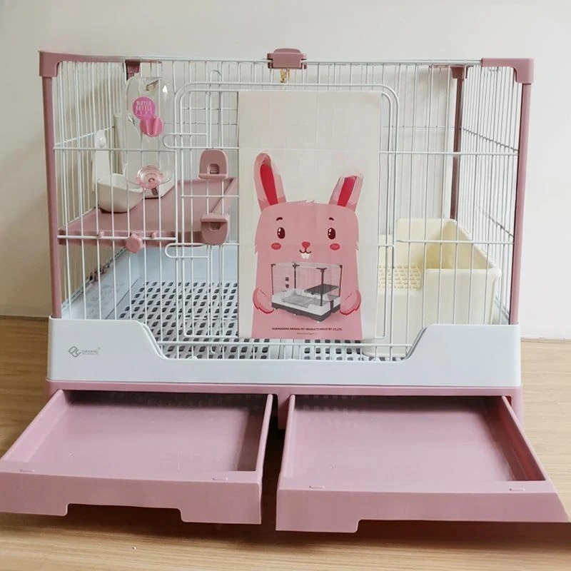 Double drawer anti-spray urine rabbit cage household king rabbit guinea pig automatic
Double drawer anti-spray urine rabbit cage household king rabbit guinea pig automatic