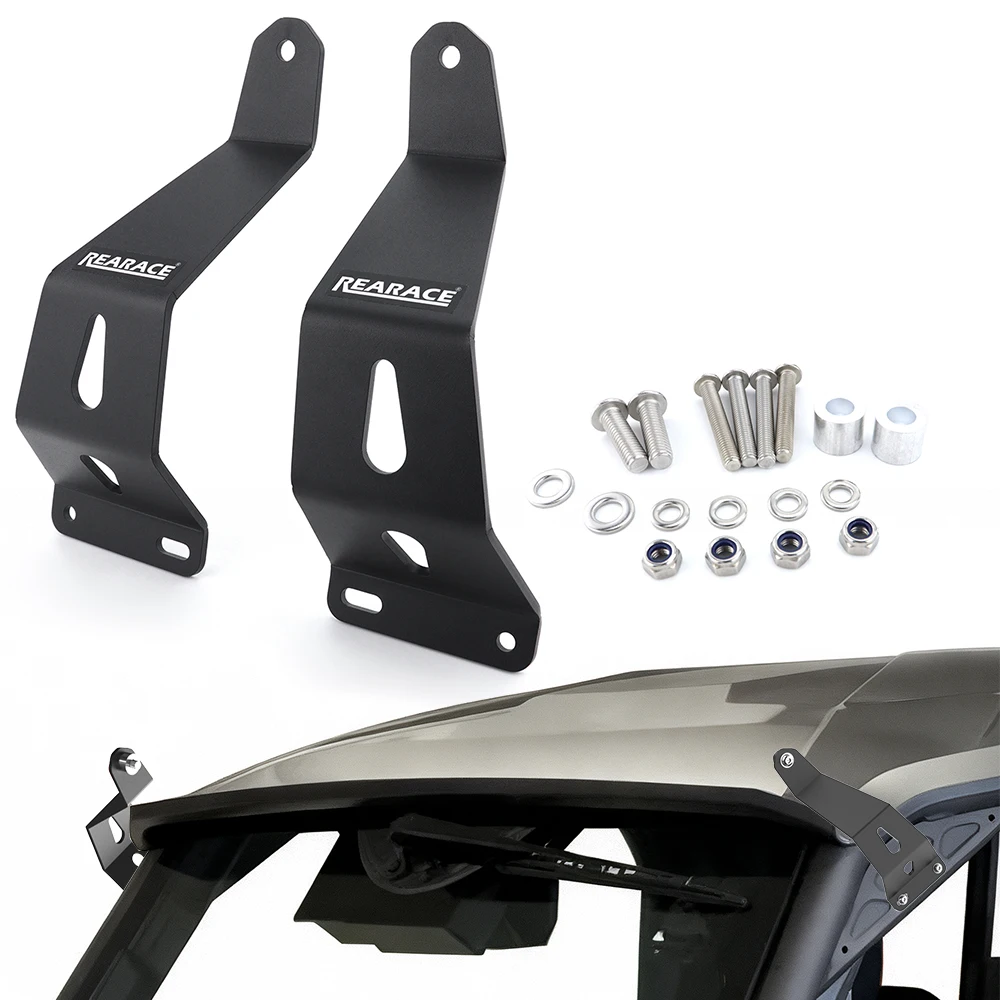 Motorcycle LED Light Bar Mounting Brackets For Yamaha Wolverine RMAX2 / RMAX4 1000 2021-2025 Roof 40" LED Light Bar Brackets
Motorcycle LED Light Bar Mounting Brackets For Yamaha Wolverine RMAX2 / RMAX4 1000 2021-2025 Roof 40" LED Light Bar Brackets