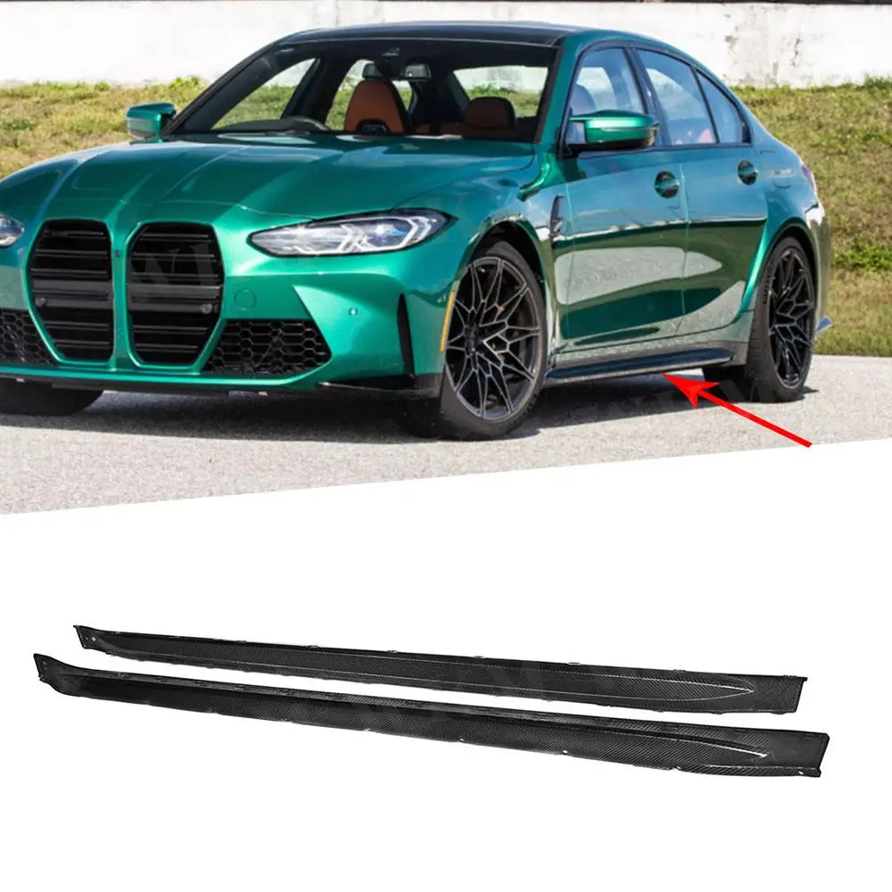 Dry Carbon Fiber Side Skirts Bumper Cover Flaps Apron for BMW 3 Series G80 M3 Sedan 2021+ FRP Car Styling
Dry Carbon Fiber Side Skirts Bumper Cover Flaps Apron for BMW 3 Series G80 M3 Sedan 2021+ FRP Car Styling