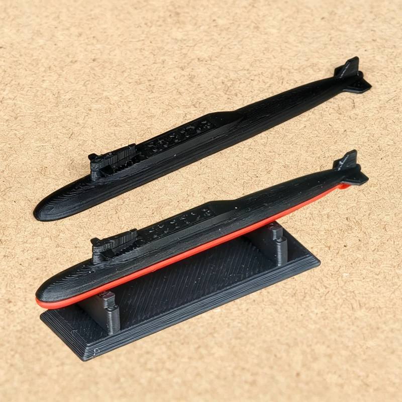 2PCS 3D Printed 1/2000 Scale Type 092 First Generation Ballistic Missile Nuclear Submarine Model for Sand Table Diorama Scene
2PCS 3D Printed 1/2000 Scale Type 092 First Generation Ballistic Missile Nuclear Submarine Model for Sand Table Diorama Scene