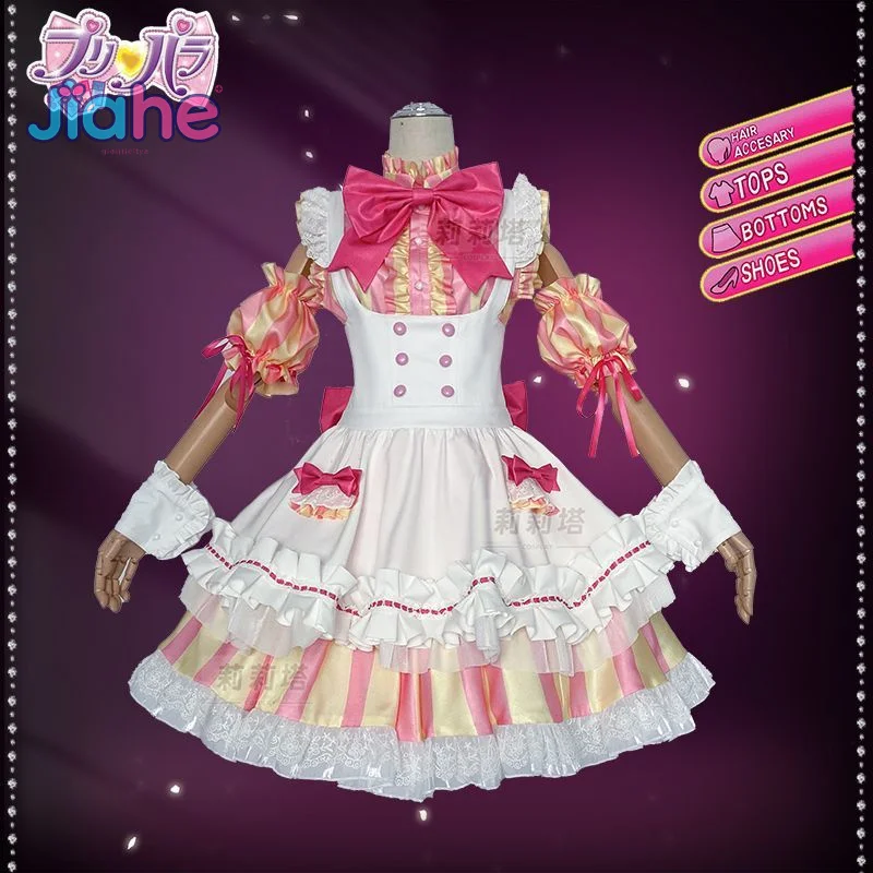 Pripara Anime Manaka Laala Cosplay Costume New Sweet Lolita Dress Wig Accessories Props Uniform Men and Women Cute Maid Set
Pripara Anime Manaka Laala Cosplay Costume New Sweet Lolita Dress Wig Accessories Props Uniform Men and Women Cute Maid Set