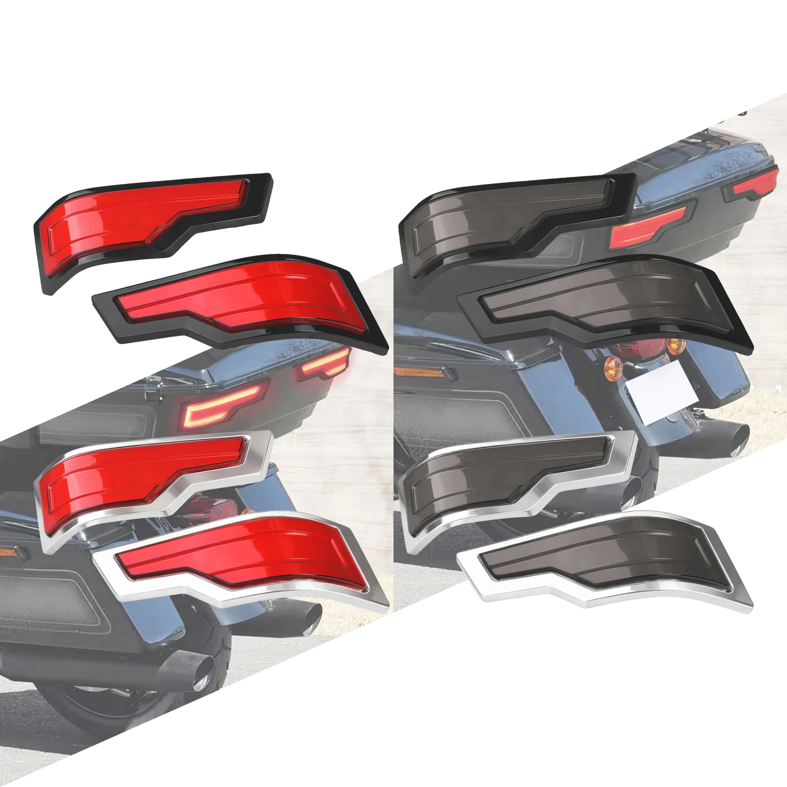 Задний светодиодный фонарь для мотоцикла, ходовой стоп-сигнал, указатель поворота, задний фонарь для Harley Touring Electra Road Glide FLHTCUL 2014-2023
Задний светодиодный фонарь для мотоцикла, ходовой стоп-сигнал, указатель поворота, задний фонарь для Harley Touring Electra Road Glide FLHTCUL 2014-2023