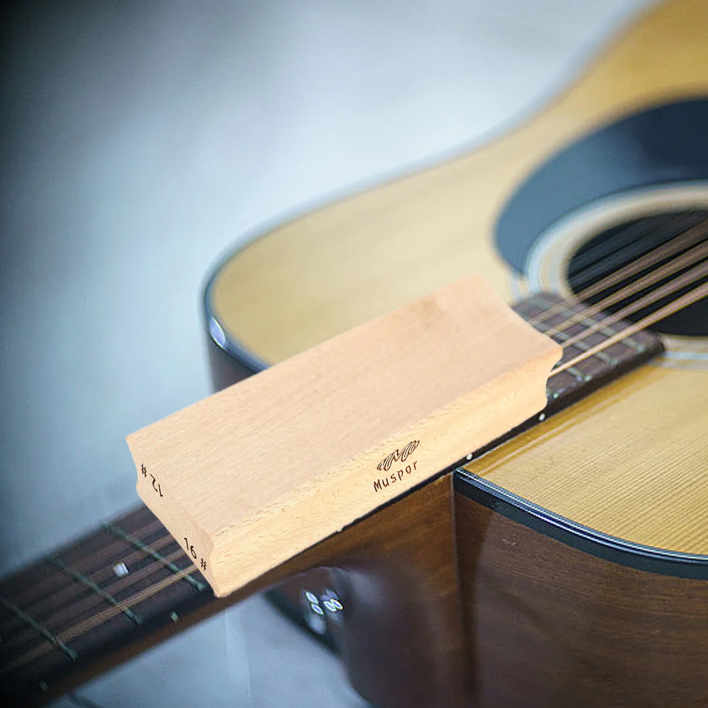 Guitar Sanding Block Wooden Dual Purpose Radius Fret Leveling Sanding Block for Guitar Fretboard Fingerboard Fret Leveling
Guitar Sanding Block Wooden Dual Purpose Radius Fret Leveling Sanding Block for Guitar Fretboard Fingerboard Fret Leveling