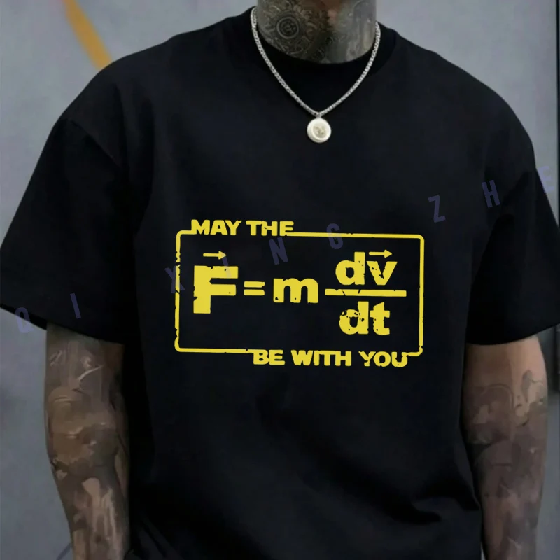 May The Force Star Equation Funny Space Physics Humor Wars Cotton Casual T-shirts Mens Summer Motorcycle Cycling Top Tee 2026
May The Force Star Equation Funny Space Physics Humor Wars Cotton Casual T-shirts Mens Summer Motorcycle Cycling Top Tee 2026