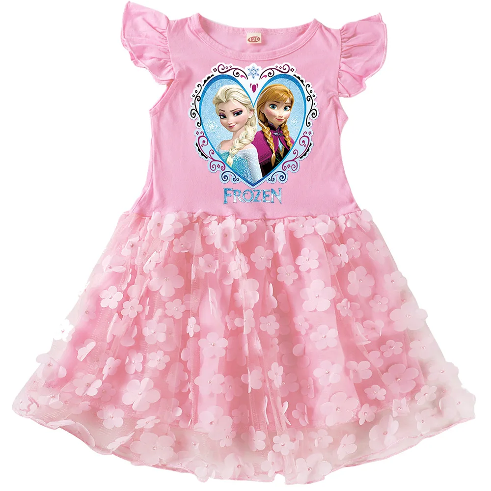 Disney Mesh Performance Lace T-Shirt Skirt Frozen Elsa Kids Short Sleeve 2025 Summer New Girls children Sequin Princess Dress
Disney Mesh Performance Lace T-Shirt Skirt Frozen Elsa Kids Short Sleeve 2025 Summer New Girls children Sequin Princess Dress