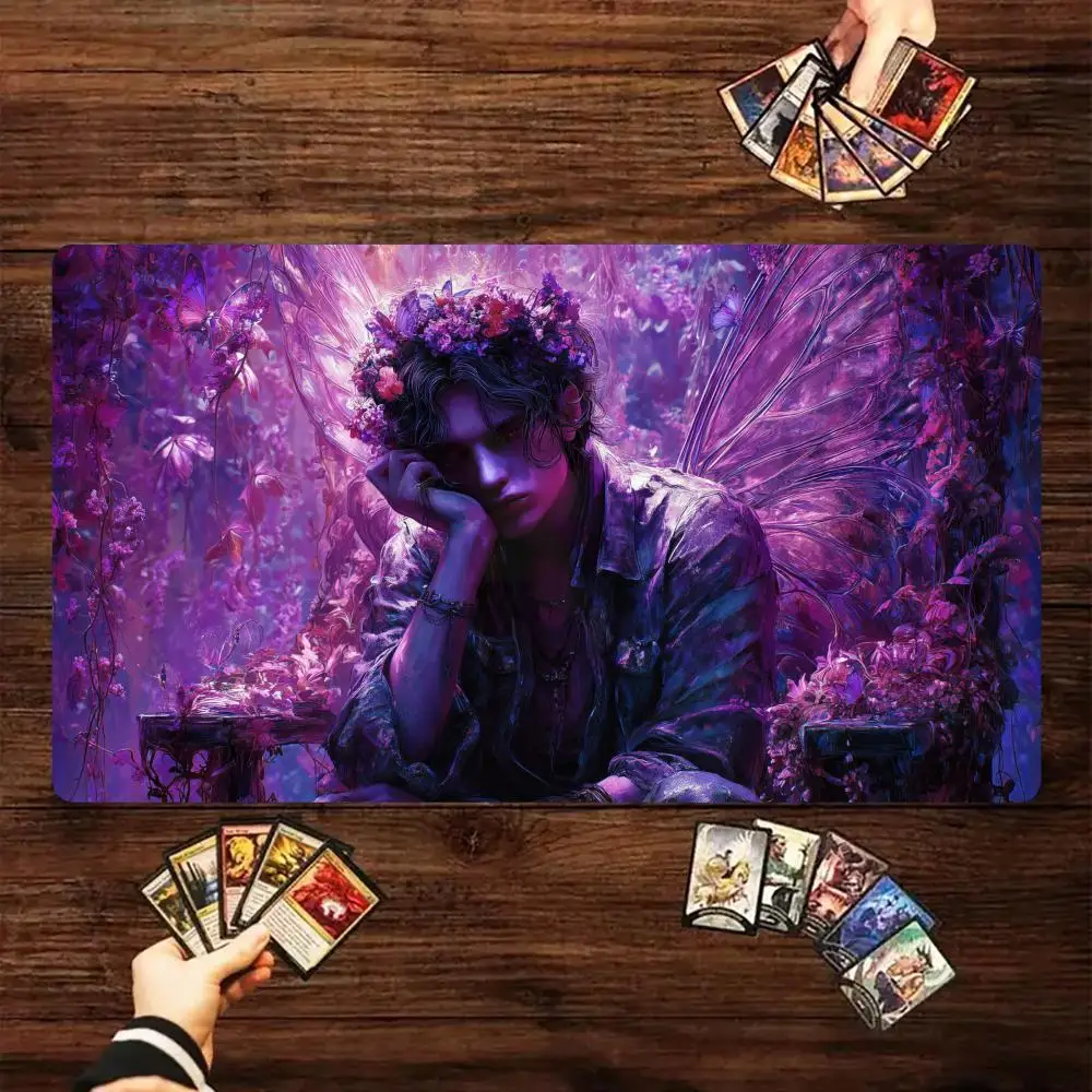 Purple Secret Garden Magic Card Battle Mat MTG Playmat Anti-slip Base 35X60CM gathering gaming mats Board Game Mat for TCG
Purple Secret Garden Magic Card Battle Mat MTG Playmat Anti-slip Base 35X60CM gathering gaming mats Board Game Mat for TCG