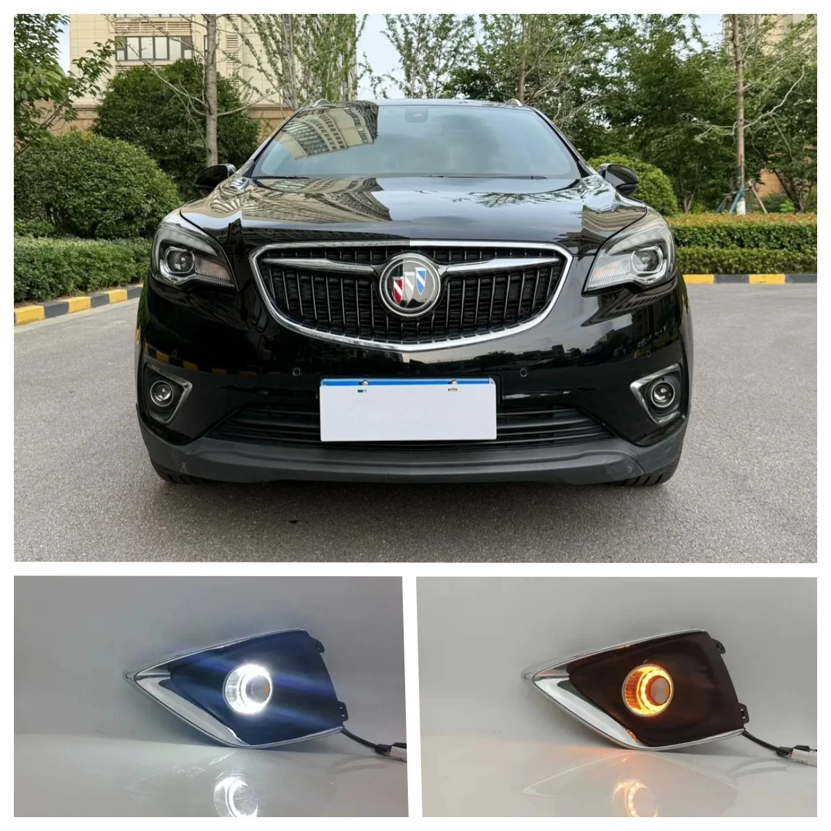 LED Fog Lights Assembly For Buick Envision 2018 2019 2020 2021 Dual Color Angel Eye Daytime Running Lights Fog Lamp Accessories
LED Fog Lights Assembly For Buick Envision 2018 2019 2020 2021 Dual Color Angel Eye Daytime Running Lights Fog Lamp Accessories