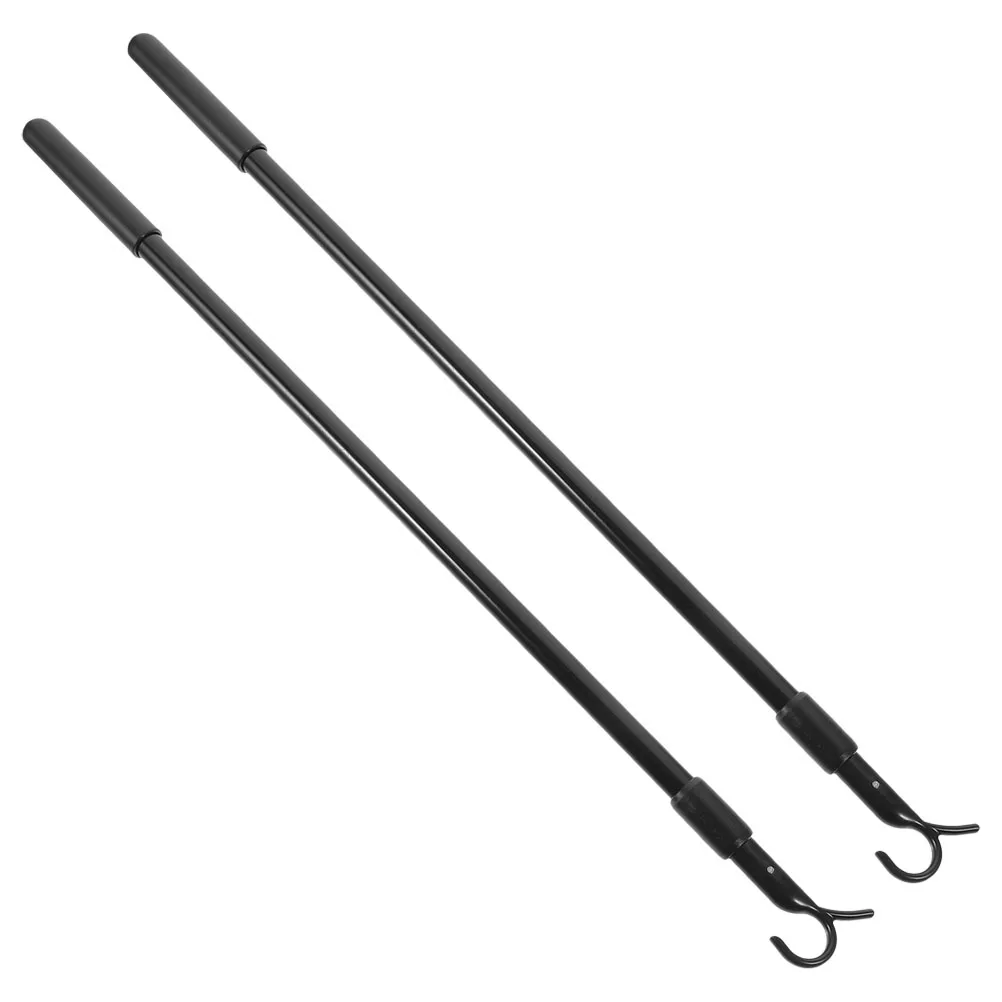 2pcs Telescopic Curtain Rod Pull Drapery Retractable Long Modern Sturdy Handle Hook Portable Elegant 
2pcs Telescopic Curtain Rod Pull Drapery Retractable Long Modern Sturdy Handle Hook Portable Elegant