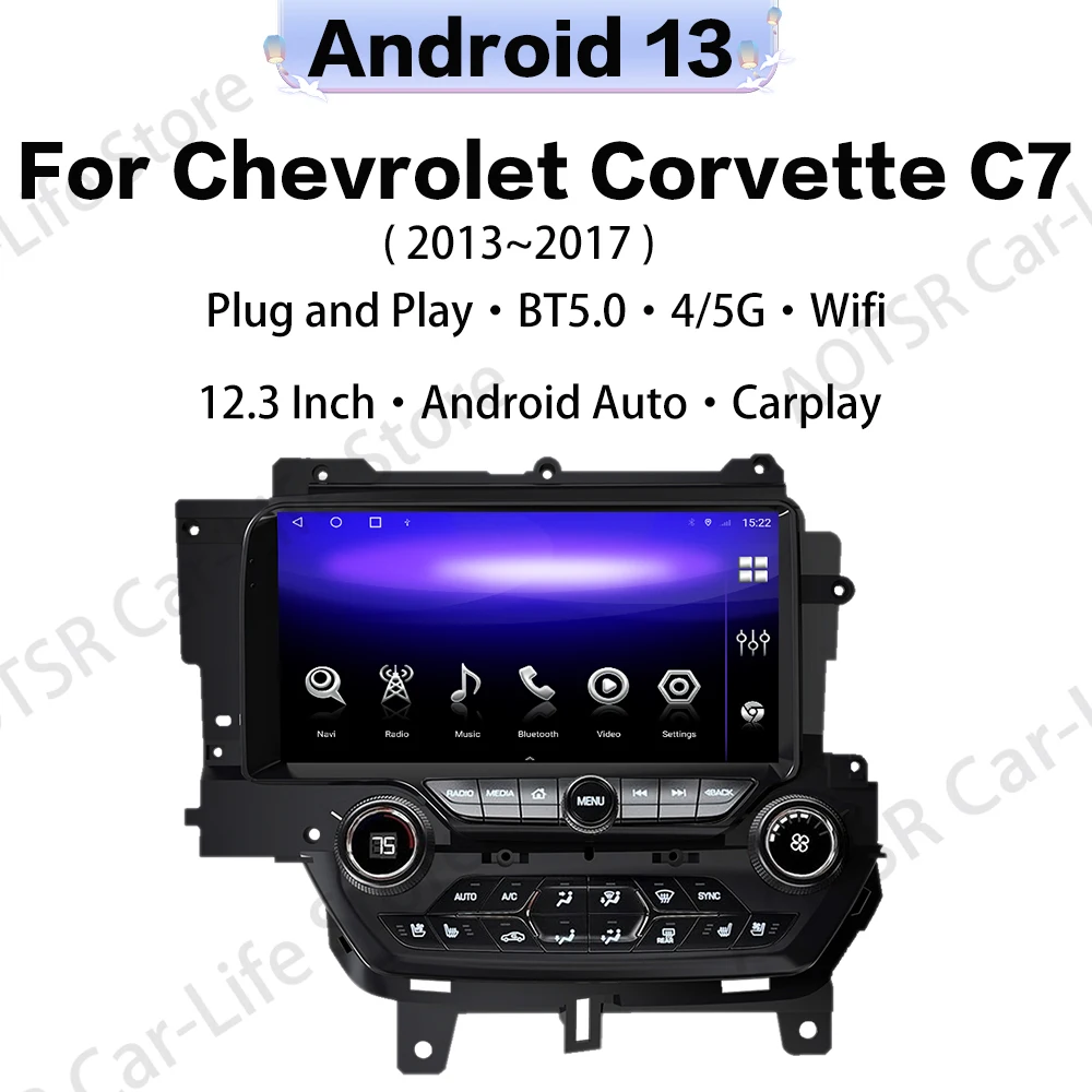 Android Multimedia Car Radio For Chevrolet Corvette C7 2013~2017 GPS Navigation Audio Stereo Receiver Head Unit Carplay Offline
Android Multimedia Car Radio For Chevrolet Corvette C7 2013~2017 GPS Navigation Audio Stereo Receiver Head Unit Carplay Offline
