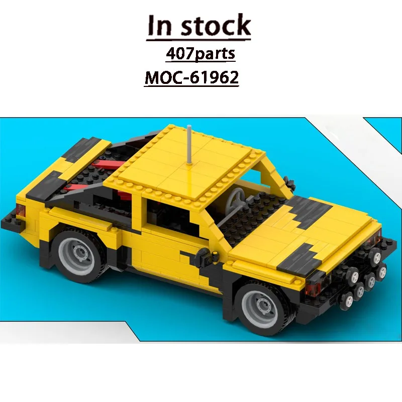 MOC-61962 Yellow New Sports Iconic Supercar Racing Building Block Model 407 Parts Boys Children's Birthday Christmas Toy Gift
MOC-61962 Yellow New Sports Iconic Supercar Racing Building Block Model 407 Parts Boys Children's Birthday Christmas Toy Gift