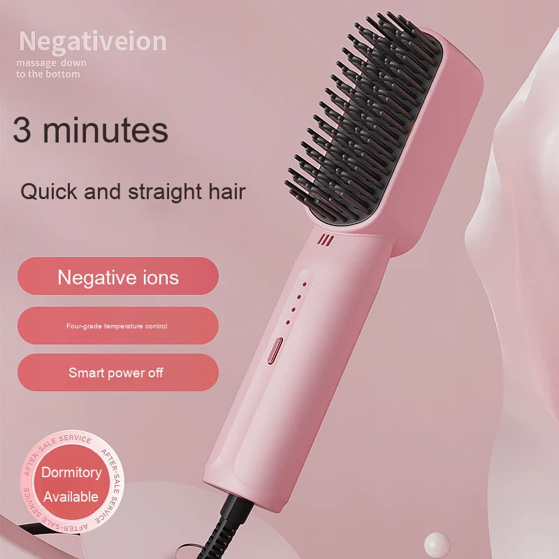 Portable Mini Rechargeable Negative Ion Hair Care Straightening Comb Fashionable LED Smooth Hair Straightening Fluffy Curling
Portable Mini Rechargeable Negative Ion Hair Care Straightening Comb Fashionable LED Smooth Hair Straightening Fluffy Curling