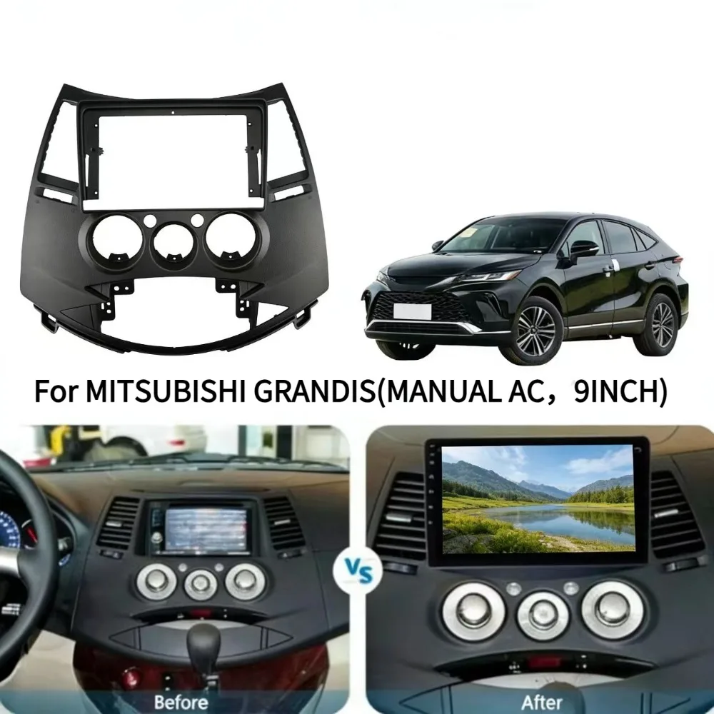 9 Inch Car Frame Fascia For Mitsubishi Grandis 2003-2011 2Din Android Dask Kit Fascia
9 Inch Car Frame Fascia For Mitsubishi Grandis 2003-2011 2Din Android Dask Kit Fascia