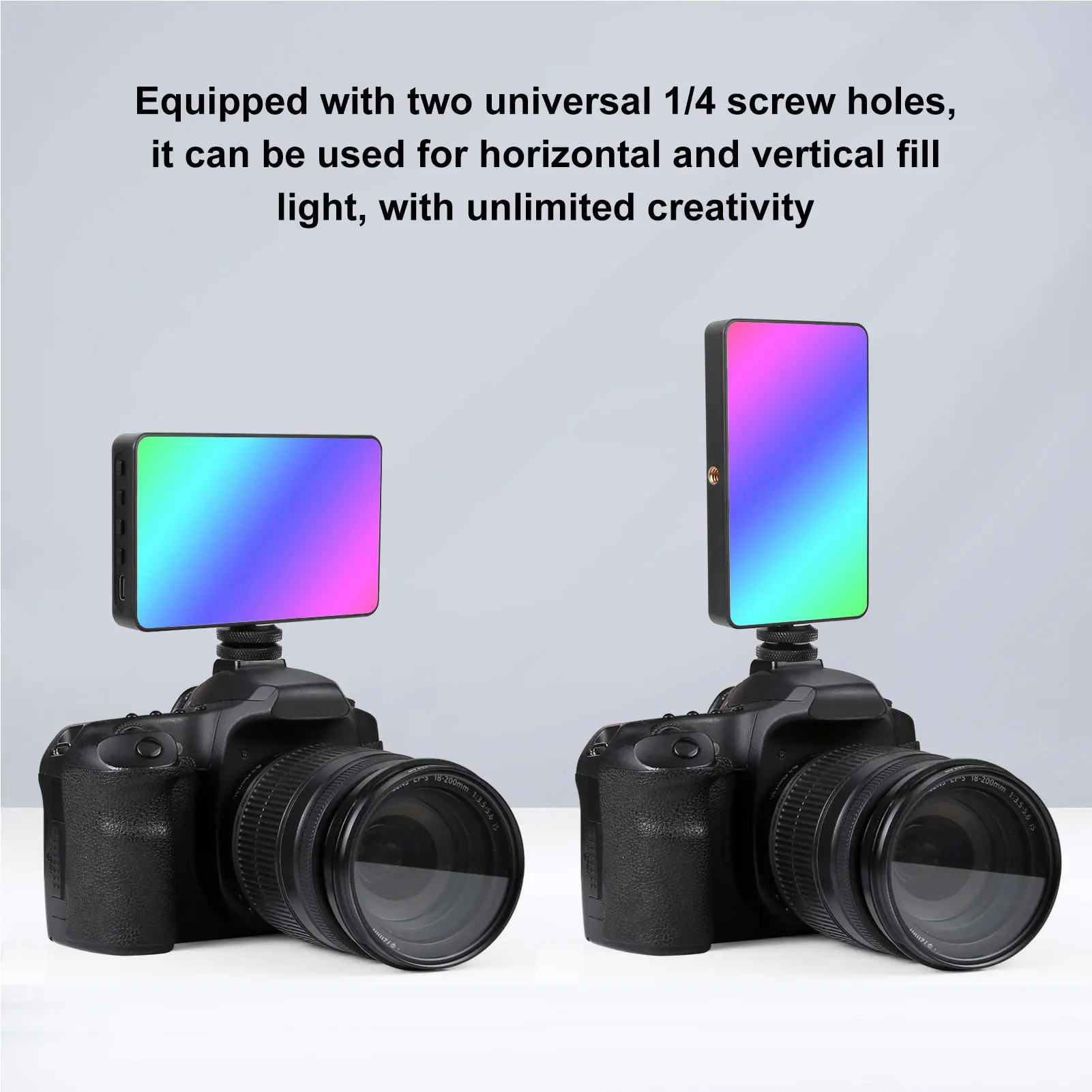 LED Video Light Rechargeable 2500-9500K Photography Lighting for Video Photoshoots Live Broadcast
LED Video Light Rechargeable 2500-9500K Photography Lighting for Video Photoshoots Live Broadcast