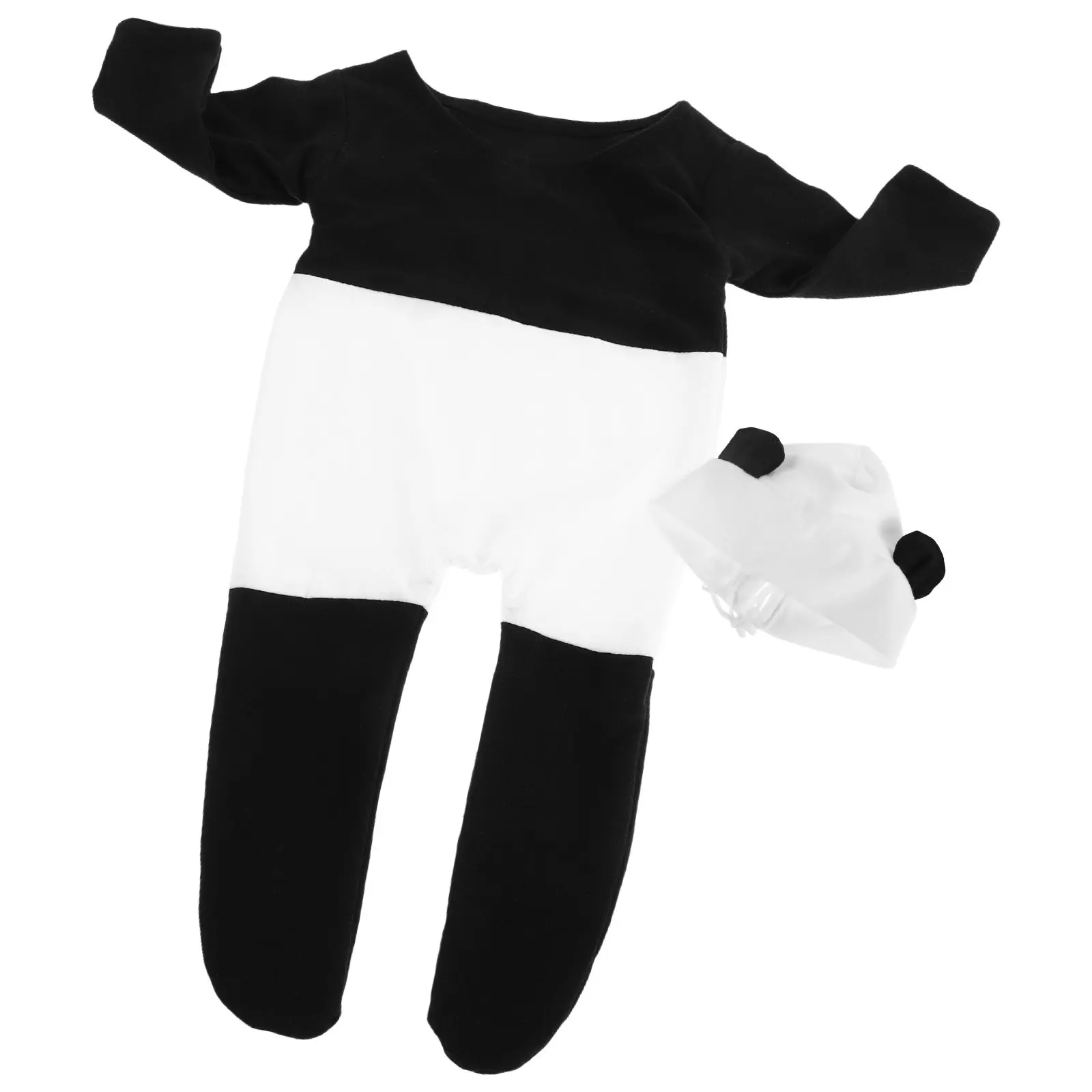 1Set Adorable Panda Newborn Photography Outfit Soft Cotton Footed Romper and Matching Hat for Baby Photoshoots Gender Neutral
1Set Adorable Panda Newborn Photography Outfit Soft Cotton Footed Romper and Matching Hat for Baby Photoshoots Gender Neutral
