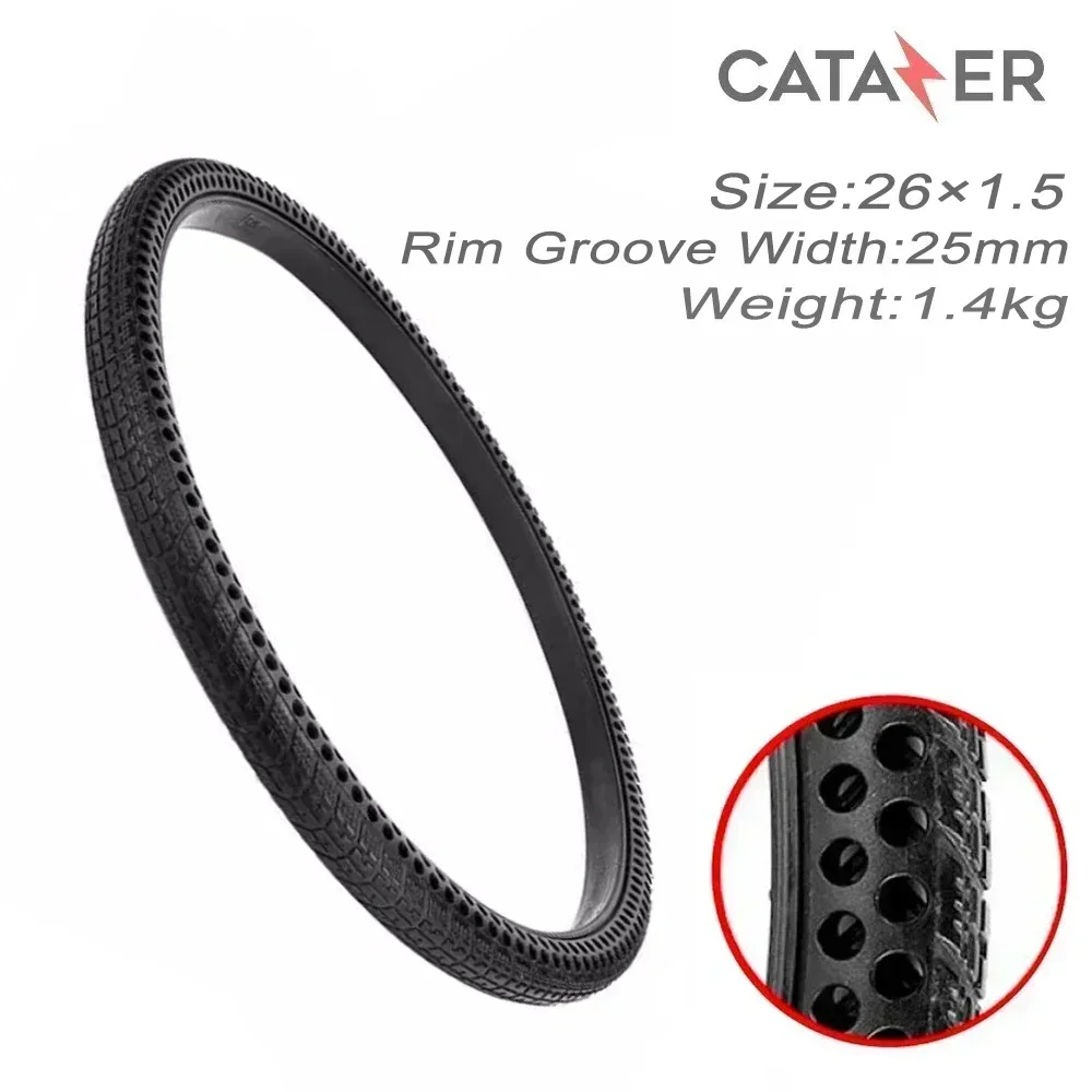 26 Inch 26x1.5 Bicycle Solid Tire Durable Rubber Honeycomb Airless Tyre Tubeless Solid Tyre for MTB
26 Inch 26x1.5 Bicycle Solid Tire Durable Rubber Honeycomb Airless Tyre Tubeless Solid Tyre for MTB