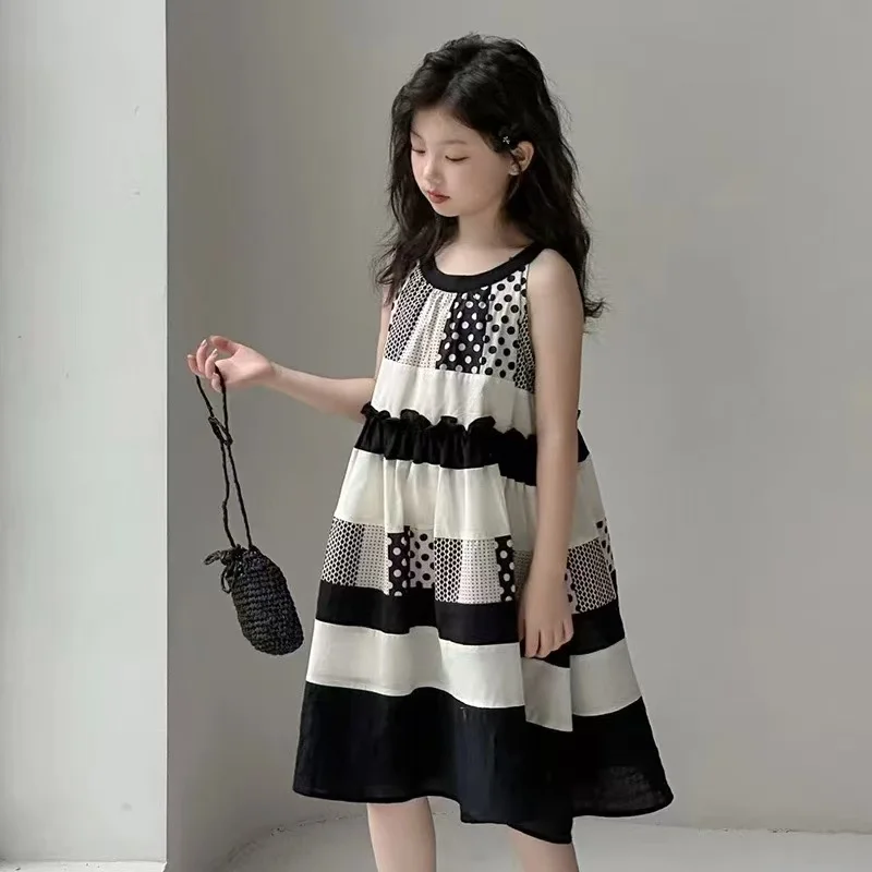 Baby Girls Dress Sweetheart Classic A-Line Dress Child Summer Polka Dot Sleeveless Dresses Toddler Girls Casual Outfit Size 2-9Y
Baby Girls Dress Sweetheart Classic A-Line Dress Child Summer Polka Dot Sleeveless Dresses Toddler Girls Casual Outfit Size 2-9Y