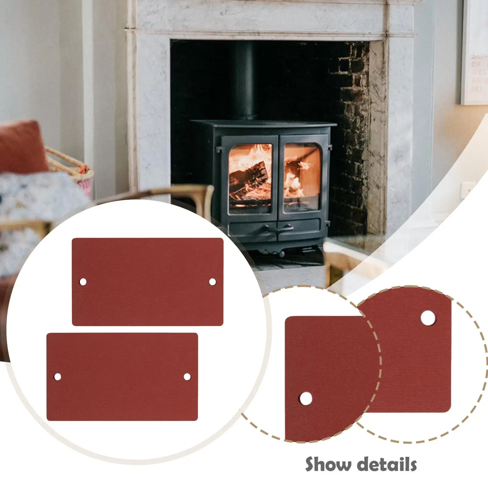 Fireplace Gasket Kit Silicone Heat Protection Stove Maintenance Parts for AP5790 VG5770 VG5790
Fireplace Gasket Kit Silicone Heat Protection Stove Maintenance Parts for AP5790 VG5770 VG5790