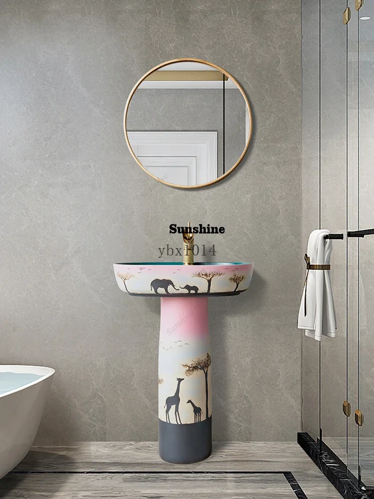 Color Floor Type Wash Basin Bathroom Pedestal Basin Large Table Column Type Washbasin Small Apartment Wash BasinW
Color Floor Type Wash Basin Bathroom Pedestal Basin Large Table Column Type Washbasin Small Apartment Wash BasinW