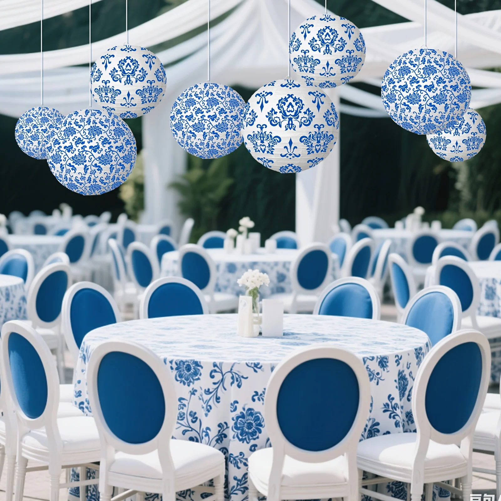 8pcs 10-Inch And Porcelain Paper Lantern Set
8pcs 10-Inch And Porcelain Paper Lantern Set