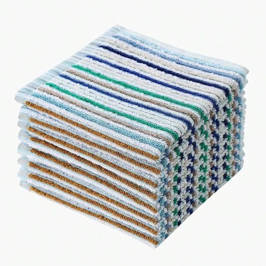 Kitchen Dishcloths For Washing Dishes, Ultra Absorbent Dish Rags, Cotton Cleaning Cloths Pack Of 8, 12x12 Inches
Kitchen Dishcloths For Washing Dishes, Ultra Absorbent Dish Rags, Cotton Cleaning Cloths Pack Of 8, 12x12 Inches