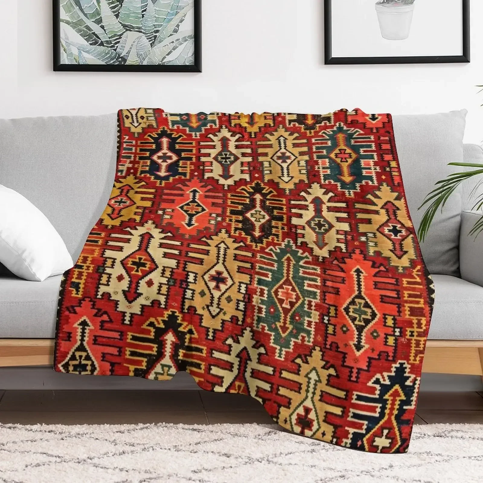 Antique Turkish Kilim Tribal Rug Print Throw Blanket Sleeping Bag Fashion Sofas Travel Sofa Throw Blankets
Antique Turkish Kilim Tribal Rug Print Throw Blanket Sleeping Bag Fashion Sofas Travel Sofa Throw Blankets