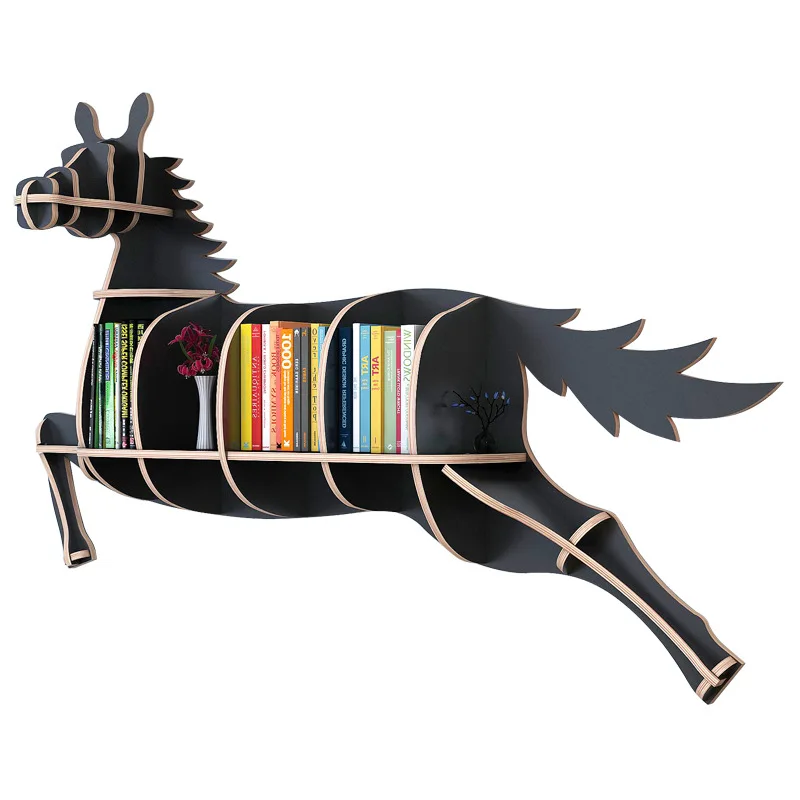 Creative horse shape cartoon decorative shelf bookshelf storage children's shelf picture book home wall wall bookcase
Creative horse shape cartoon decorative shelf bookshelf storage children's shelf picture book home wall wall bookcase