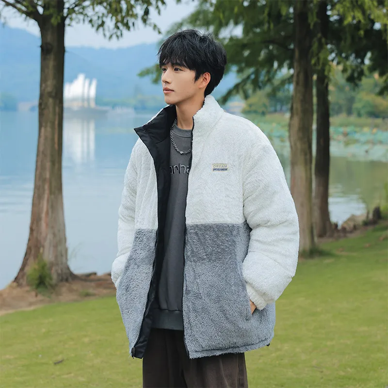 New Couple's Fashionable Versatile Windproof Neutral Cotton Jacket Outdoor Thick Warm Comfortable Breathable Double-sided Jacket 
New Couple's Fashionable Versatile Windproof Neutral Cotton Jacket Outdoor Thick Warm Comfortable Breathable Double-sided Jacket