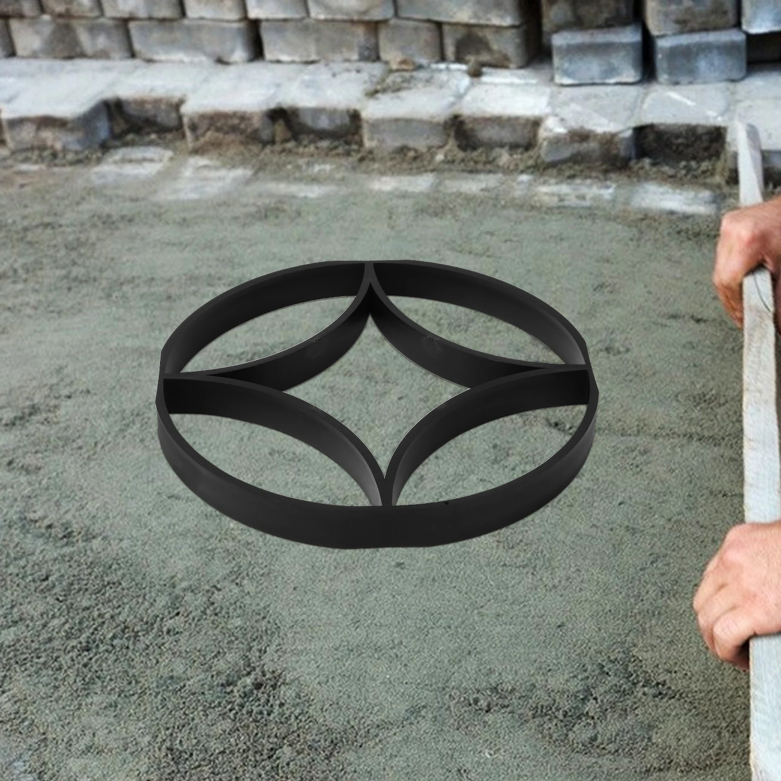 Round Cement Mold Tool for DIY Garden Path Paving Decorative Concrete Stencils Durable Plastic Floor Molding Beginners Friendly
Round Cement Mold Tool for DIY Garden Path Paving Decorative Concrete Stencils Durable Plastic Floor Molding Beginners Friendly
