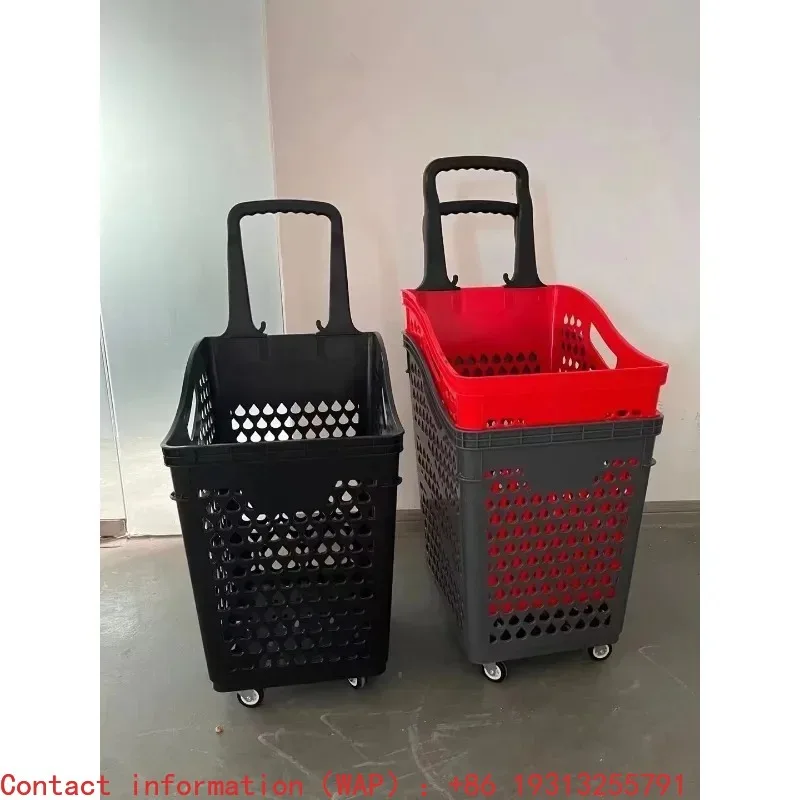 Supermarket Plastic Trolley Shopping Basket With Wheels Handle Carrying Shopping Basket With Wheels Plastic Supermarket Basket
Supermarket Plastic Trolley Shopping Basket With Wheels Handle Carrying Shopping Basket With Wheels Plastic Supermarket Basket