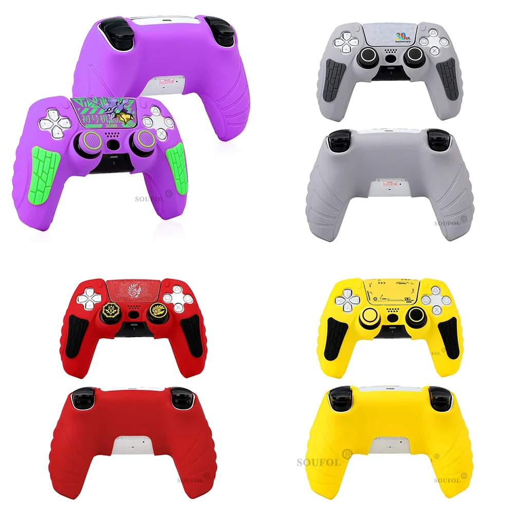 Нескользящий силиконовый мягкий защитный чехол на игровую тему, наклейка для игрового контроллера 5 PS5, чехол для большого пальца, ручка, колпачок
Нескользящий силиконовый мягкий защитный чехол на игровую тему, наклейка для игрового контроллера 5 PS5, чехол для большого пальца, ручка, колпачок