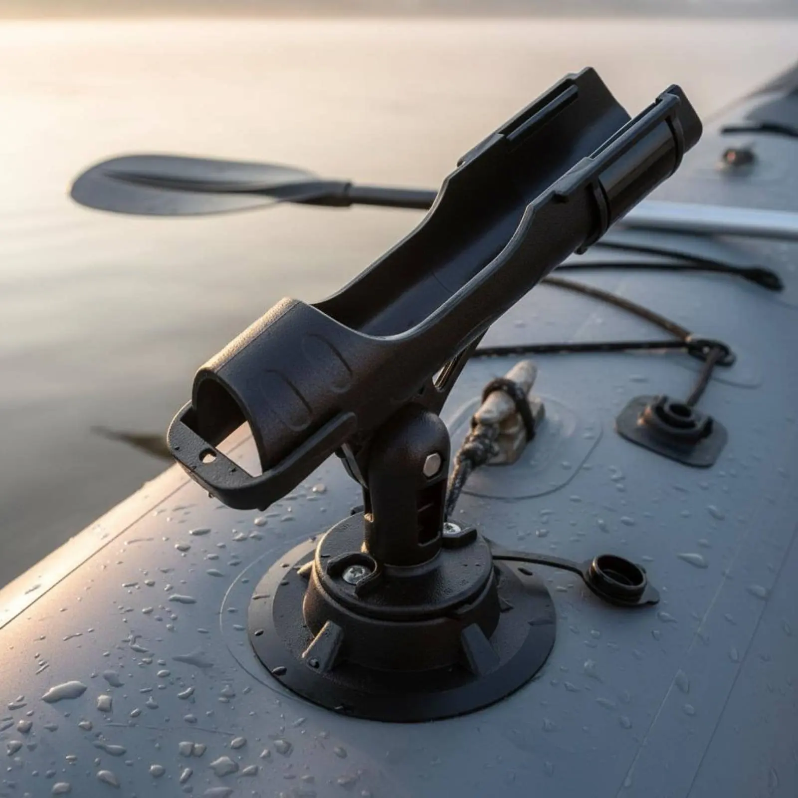 Kayak Rod Holder Easy to Install Paddle Board Rod Holder Pole Cradle Portable Lightweight for Fishermen, Inflatable Boat
Kayak Rod Holder Easy to Install Paddle Board Rod Holder Pole Cradle Portable Lightweight for Fishermen, Inflatable Boat