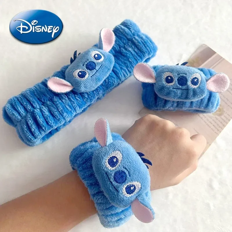 Disney Stitch Hair Band Wash Face Wrist Strap Kawaii Cartoon Soft Plush Make Up Headband Elastic Headwear Women Girl 3-piece Set
Disney Stitch Hair Band Wash Face Wrist Strap Kawaii Cartoon Soft Plush Make Up Headband Elastic Headwear Women Girl 3-piece Set