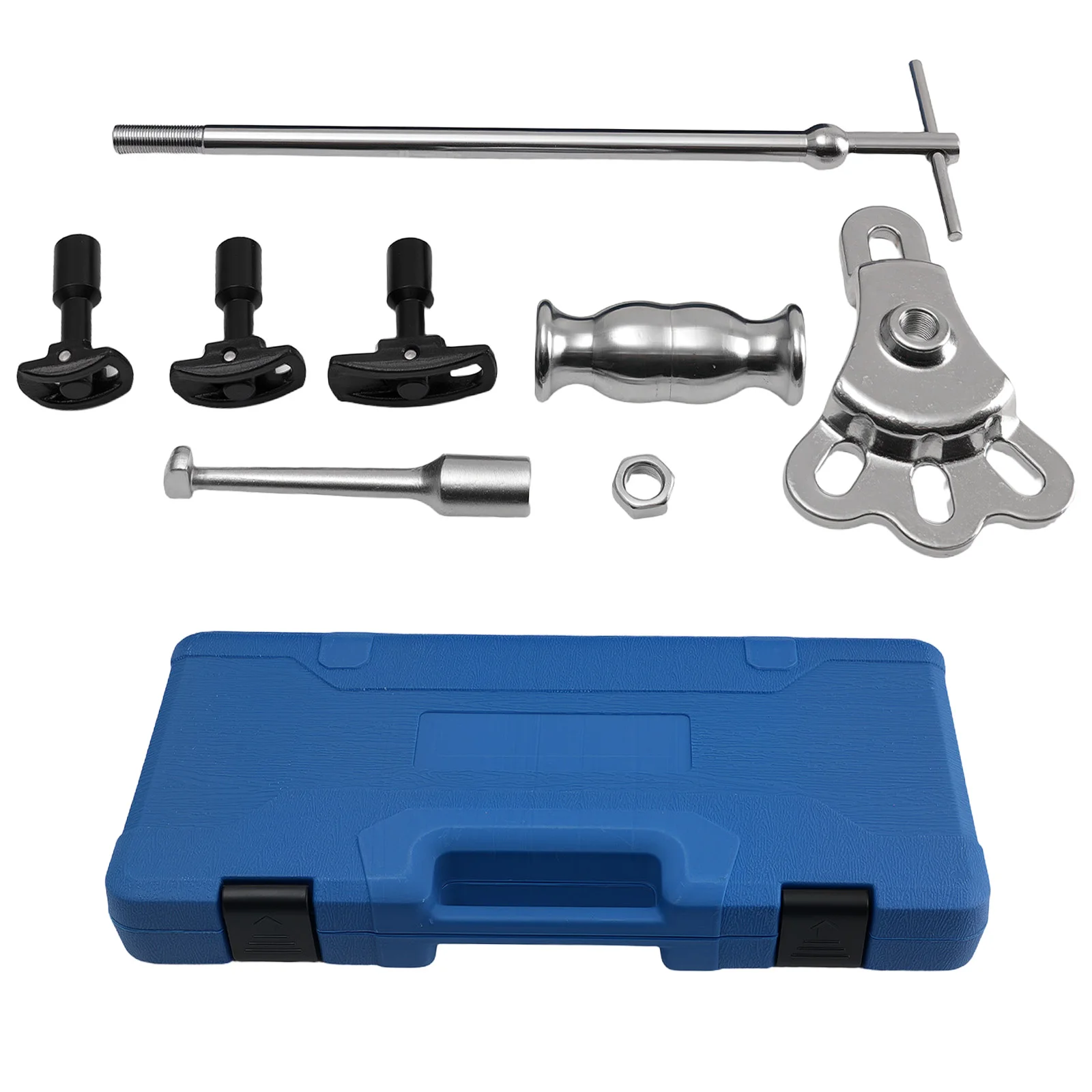 8-Piece Auto Tool Kit for Bearing Seal Removal Slide Hammer Set w/Storage Case
8-Piece Auto Tool Kit for Bearing Seal Removal Slide Hammer Set w/Storage Case