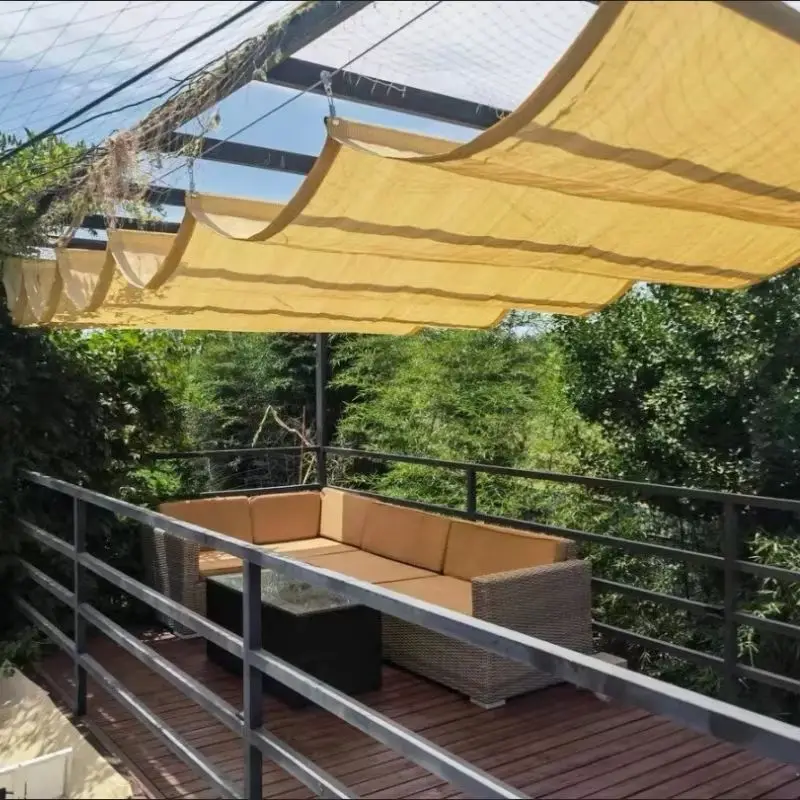 HDPE Wave Sunshade Sail Telescopic Retractable Outdoor Awning Canopy Patio Pergola Shading Retractable Sun Shade Plastic Nets
HDPE Wave Sunshade Sail Telescopic Retractable Outdoor Awning Canopy Patio Pergola Shading Retractable Sun Shade Plastic Nets