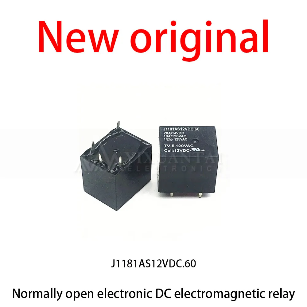 10 Pcs/Lot New original J1181AS12VDC.60 Normally open electronic DC electromagnetic relay
10 Pcs/Lot New original J1181AS12VDC.60 Normally open electronic DC electromagnetic relay