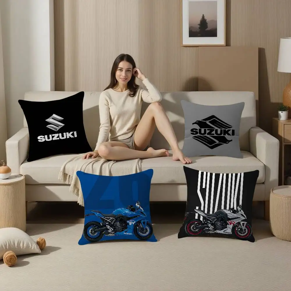 Hot S-Suzukis LOGO Personalized Picture Text Home Decorative Pillows Household Gifts 45x45cm
Hot S-Suzukis LOGO Personalized Picture Text Home Decorative Pillows Household Gifts 45x45cm