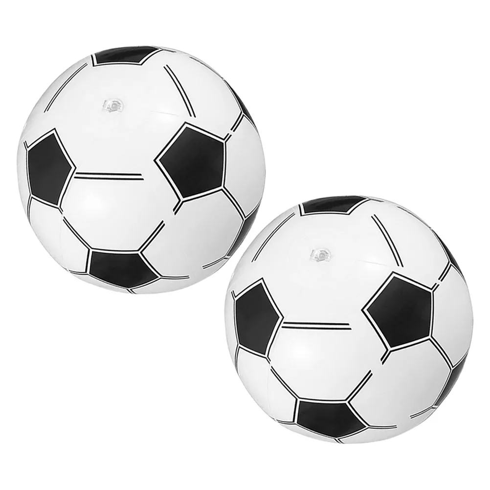 2pcs Inflatable Beach Football 30cm PVC Soccer Balls Kids Toys Black White Pattern Summer Favors Pool Games Lightweight
2pcs Inflatable Beach Football 30cm PVC Soccer Balls Kids Toys Black White Pattern Summer Favors Pool Games Lightweight