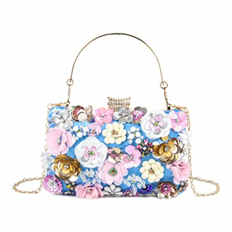 Women Clutches Flower Evening Handbag Chain Strap Shoulder Bag
Women Clutches Flower Evening Handbag Chain Strap Shoulder Bag