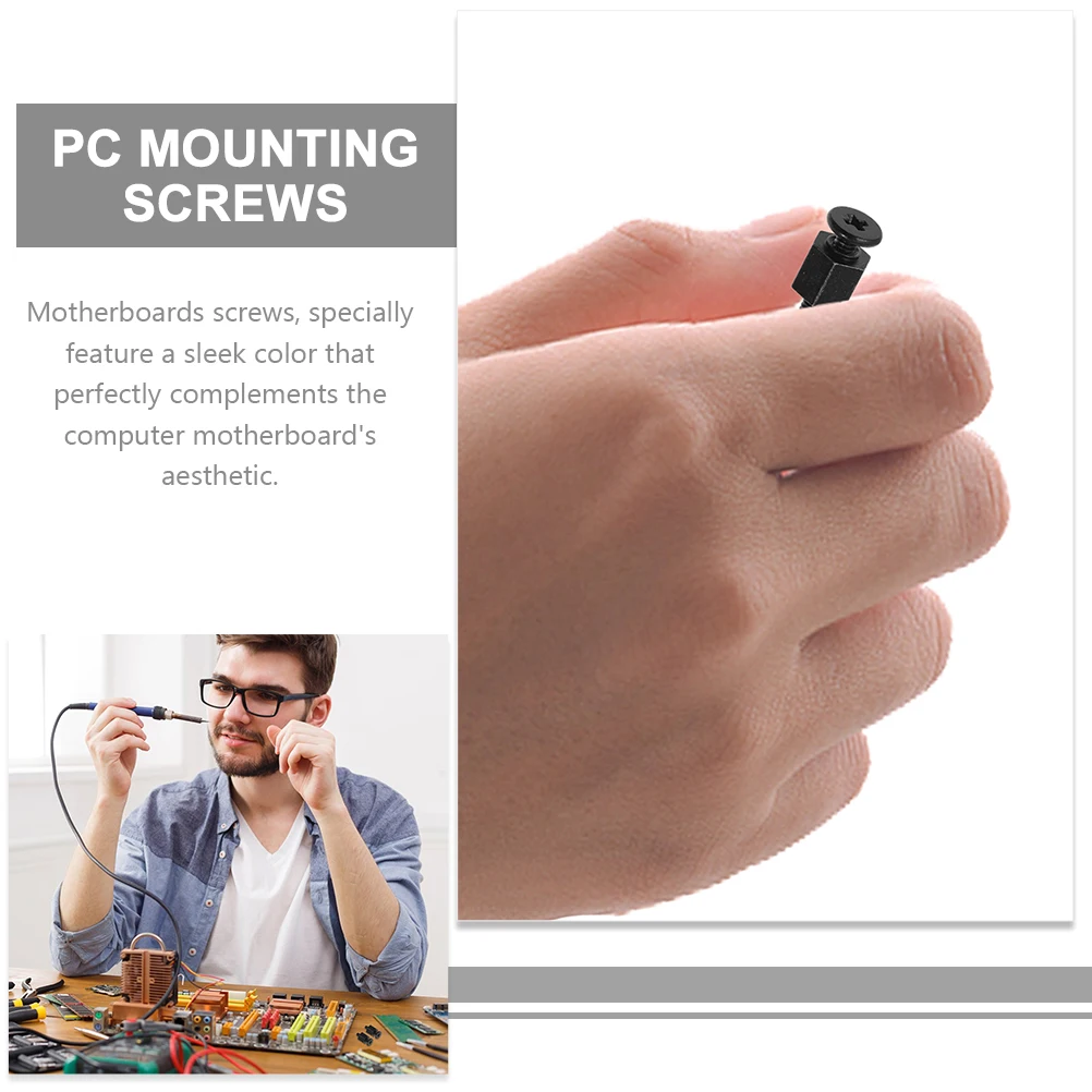 8 Pcs 2 Screws for Motherboard Black Computer Laptop Metal Mounting Kit Screw Hardware Computer Motherboard Screws
8 Pcs 2 Screws for Motherboard Black Computer Laptop Metal Mounting Kit Screw Hardware Computer Motherboard Screws
