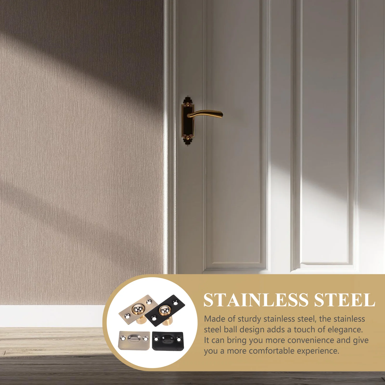 2pcs Stainless Steel Door Catch Cabinet Latches Invisible Adjustable for Furniture Interior Doors Tension Roller Latch
2pcs Stainless Steel Door Catch Cabinet Latches Invisible Adjustable for Furniture Interior Doors Tension Roller Latch