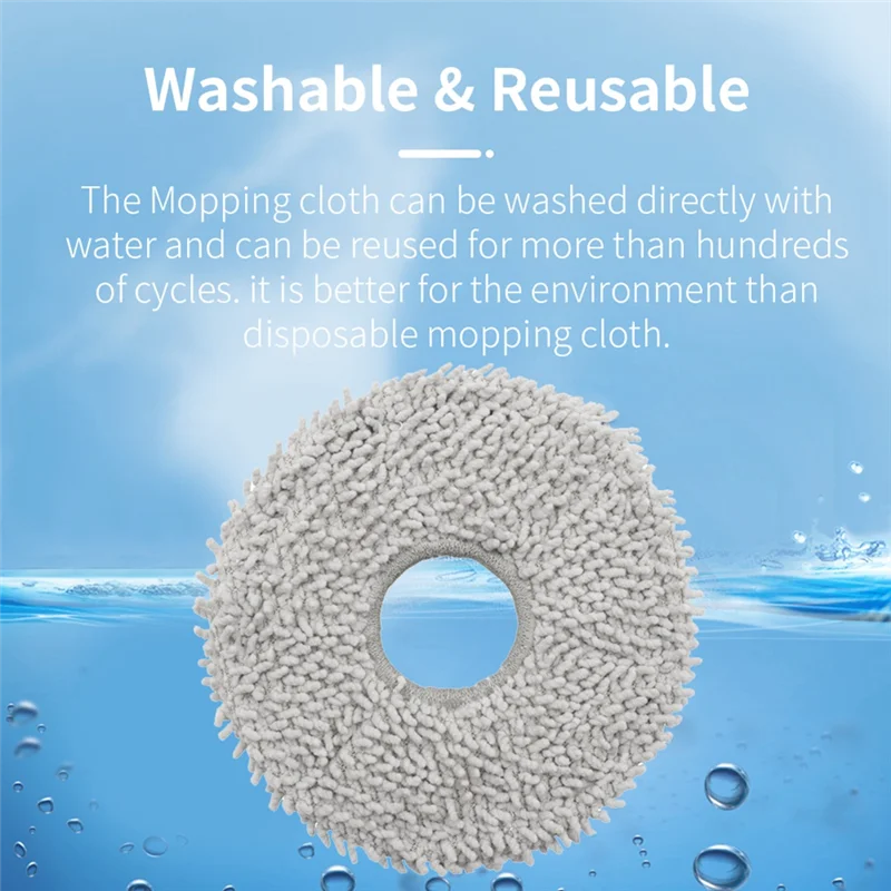 Homeshopping 8PCS Accessories Mop Pad For Ecovacs Deebot X2 / X2 Pro / DEX86 Robot Vacuum Cleaner Washable Mop Cloth
Homeshopping 8PCS Accessories Mop Pad For Ecovacs Deebot X2 / X2 Pro / DEX86 Robot Vacuum Cleaner Washable Mop Cloth