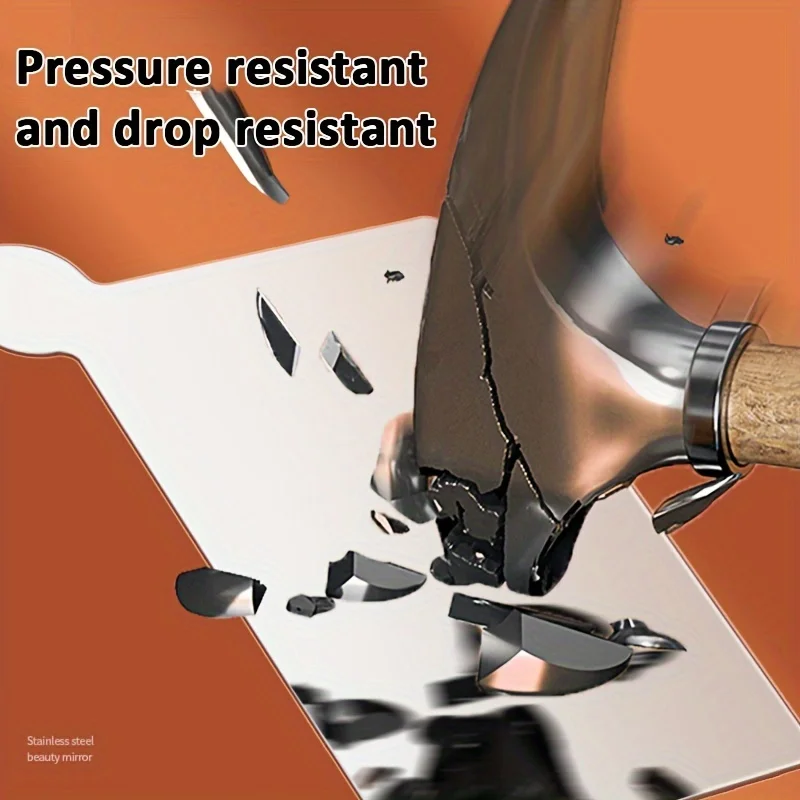 Stainless Steel Compact Mirror - Portable High-Definition Frameless Design for On-the-Go Touch-Ups & Makeup Application Gifts
Stainless Steel Compact Mirror - Portable High-Definition Frameless Design for On-the-Go Touch-Ups & Makeup Application Gifts